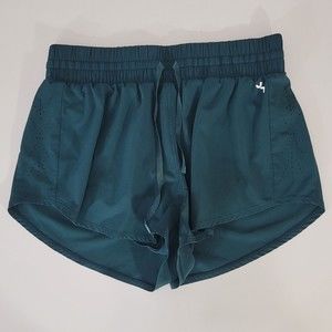 Joy Lab Women's Size S Activewear Running Shorts Ventilated Pine Green see